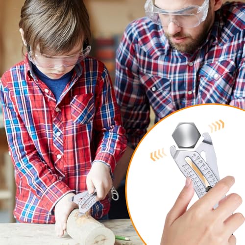 Precision Thread Size Checker Keychain Tool