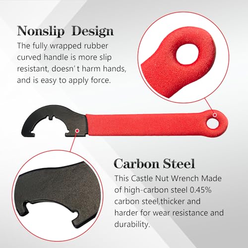 Adjustable High Carbon Steel Nut Wrench with Grip