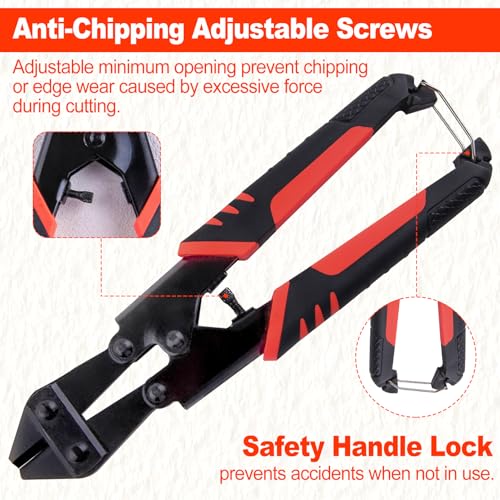 LEONTOOL Heavy-Duty 8" Mini Bolt Cutter