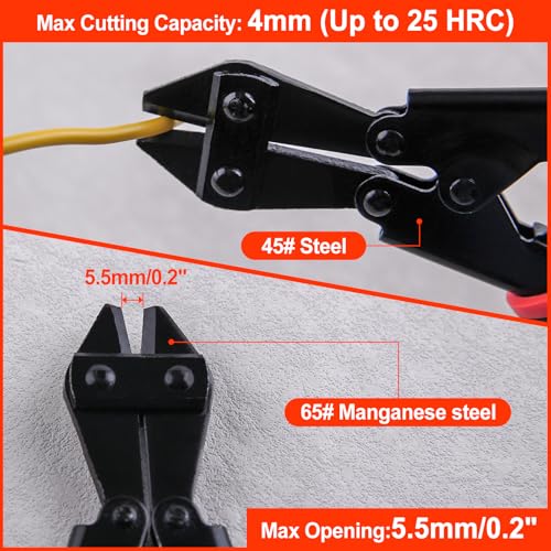 LEONTOOL Heavy-Duty 8" Mini Bolt Cutter