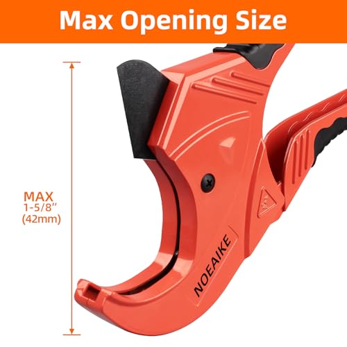 Heavy Duty 1-5/8" PVC Pipe Cutter Tool