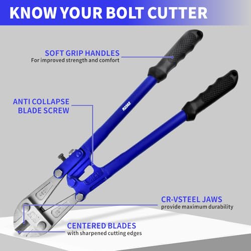 30-Inch Heavy Duty Bolt Cutter with Grip