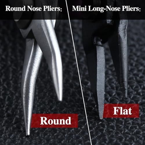 SPEEDWOX 4.5 Inch Mini Long-Nose Pliers