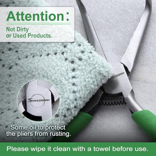 SPEEDWOX Mini Bent Needle Nose Pliers Set