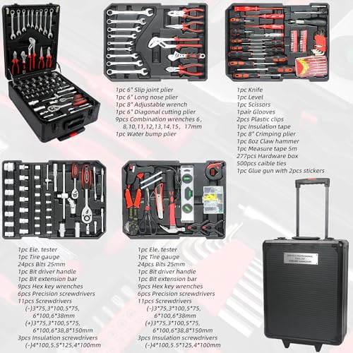 Comprehensive 899-Piece Household Tool Set