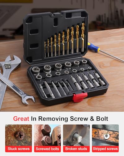 39 PCS Screw and Bolt Extractor Tool Set