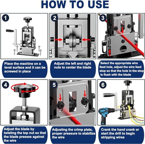 Vrtywur Manual Wire Stripper for Copper Recycling