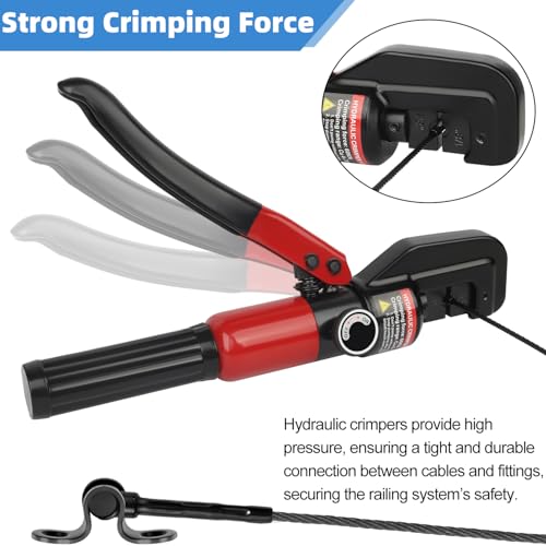 Toscoco Hydraulic Crimping Tool for Stainless Steel Cables