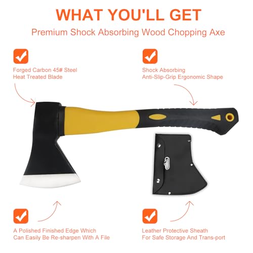 Bluedale Camping Hatchet - Wood Splitting Axe