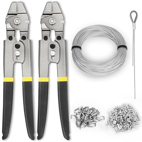 PILLME Wire Rope Crimping Tool Kit - 2 Pcs