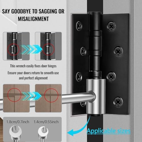 Adjustable Door Hinge Gap Wrench Tool