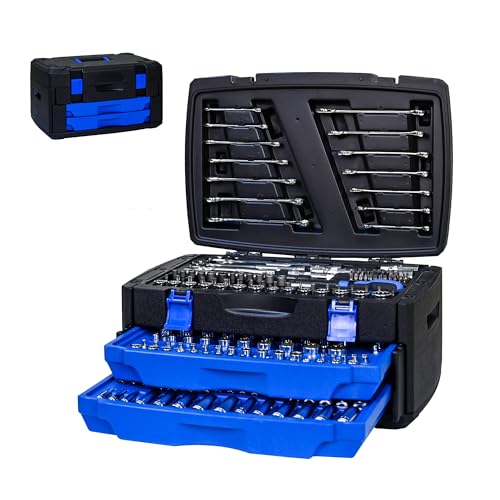 266-Piece Campfun Mechanical Toolset with Storage Case