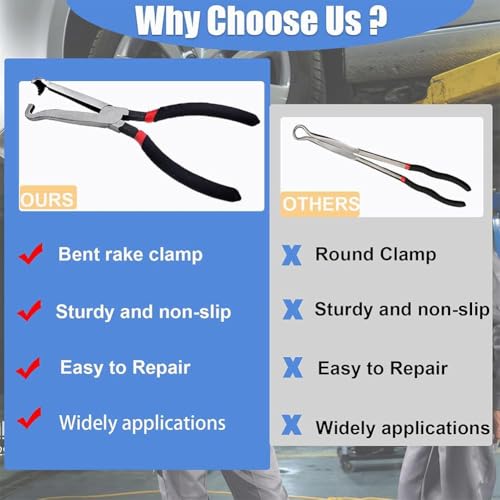 8-Inch Electrical Disconnect Pliers for Automotive Use