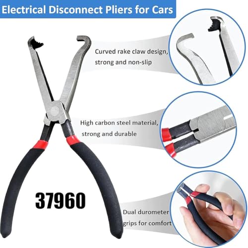 8-Inch Electrical Disconnect Pliers for Automotive Use