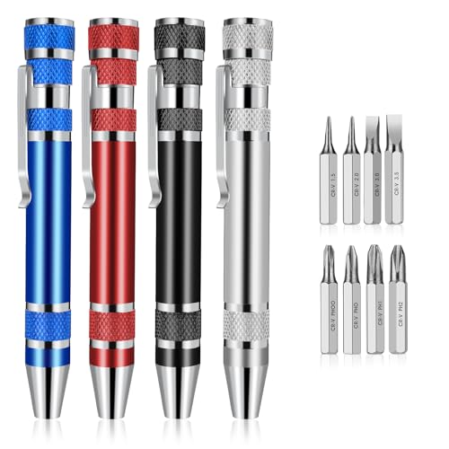 8-in-1 Mini Pen Screwdriver Set - 4 Colors