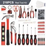 218-Piece Home Tool Kit with Storage Case