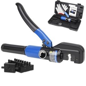 Toscoco Hydraulic Crimping Tool with 9 Dies