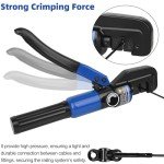Toscoco Hydraulic Crimping Tool with 9 Dies