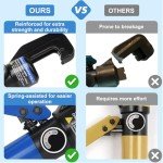 Toscoco Hydraulic Crimping Tool with 9 Dies