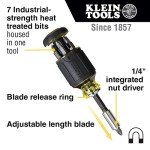 Klein Tools 8-in-1 Magnetic Stubby Screwdriver