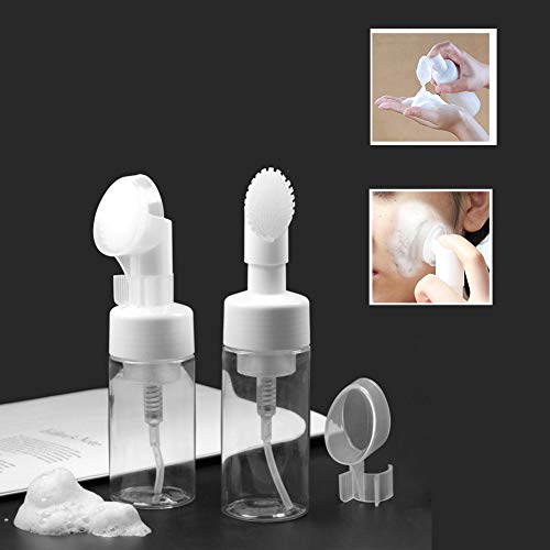 150ml Empty Foaming Cleanser Bottle with Wash Brush