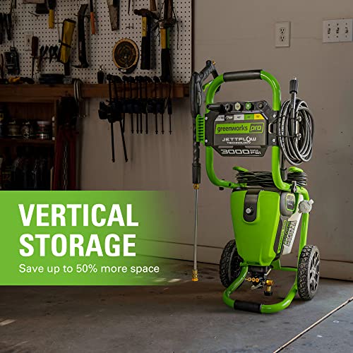 Greenworks 3000 PSI Electric Pressure Washer with TruBrushless