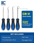 Precision 4-Piece Hook and Pick Tool Set