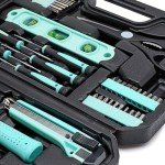 Turquoise 142-Piece Household Tool Kit