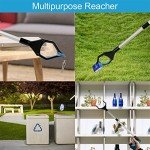 31" Lightweight Reacher Grabber Tool for Trash Pickup