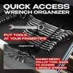 JAEGER 24pc Ratcheting Wrench Set with Organizer