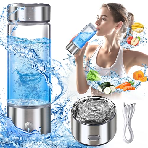 Portable Hydrogen Water Bottle with Quick Electrolysis Technology