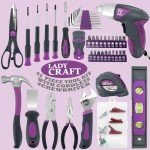 Werktough 44PCS Pink Cordless Screwdriver Tool Kit