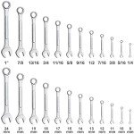 24-Piece Master Combination Wrench Set with Pouch