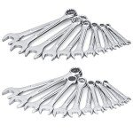 24-Piece Master Combination Wrench Set with Pouch