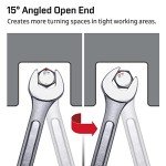 24-Piece Master Combination Wrench Set with Pouch