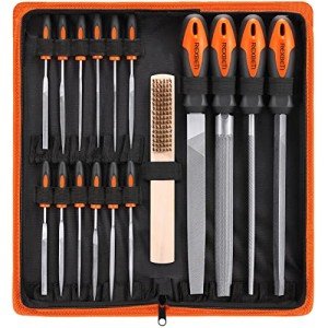 REXBETI 25-Piece Premium Metal File Set
