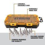 DEWALT 17-Piece Drive Bit Socket Set 3/8