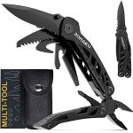 POHAKU 13-in-1 Portable Multitool with Large Blade