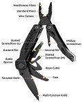 POHAKU 13-in-1 Portable Multitool with Large Blade