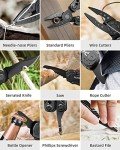 POHAKU 13-in-1 Portable Multitool with Large Blade