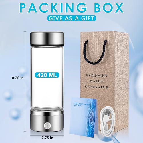 Hydrogen Water Bottle Generator with SPE PEM Technology