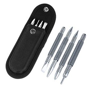BESTNULE 4-Piece Nail Set with Dual-Head Tools
