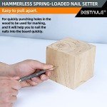 BESTNULE 4-Piece Nail Set with Nail Setter
