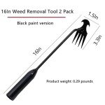 Portable 4-Tooth Manganese Steel Weed Puller Tool