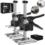 XClifes Labor-Saving Handle 2 Pack, 12 in Construction Jack, Wall Tile Locator, Multi-Function Height Adjustment Lifting Device, Door Panel Lifting Cabinet Jack, Raised by 6.69 in,Dynamic Load 450 LB