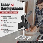XClifes Labor-Saving Handle 2 Pack, 12 in Construction Jack, Wall Tile Locator, Multi-Function Height Adjustment Lifting Device, Door Panel Lifting Cabinet Jack, Raised by 6.69 in,Dynamic Load 450 LB