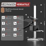 XClifes Labor-Saving Handle 2 Pack, 12 in Construction Jack, Wall Tile Locator, Multi-Function Height Adjustment Lifting Device, Door Panel Lifting Cabinet Jack, Raised by 6.69 in,Dynamic Load 450 LB