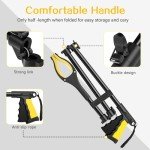 44 Inch Extra Long Grabber Reacher Tool，Foldable Trash Pick Up Stick for Seniors with Strong Grip Magnetic，360°Rotating Anti-Slip Jaw 4" Wide Claw Opening,Hand Grabber for Reaching