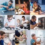 AM ARROWMAX 7.4V Mini Electric Screwdriver & Removable Angle Screw, Precision Electric Screwdriver Set, 60 in 1 Magnetic Bit, 5 Torque Setting, 5/32''Hex, Repair Tools For Phone Camera Watch (M1 PLUS)