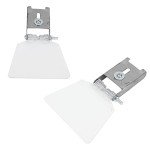 2pcs Bench Grinder Eyeshield, Stainless Steel Bench Grinder Eye Guards Case Tool Attachment Accessories